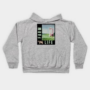 Farm Life & Silo v3 Kids Hoodie